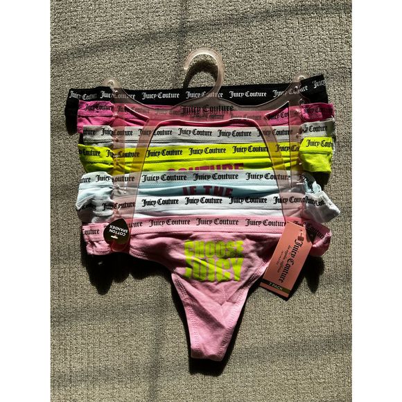 Juicy Couture Other - Juicy Couture new thong underwear size medium
Panties 
Thong 
Brand new with tag